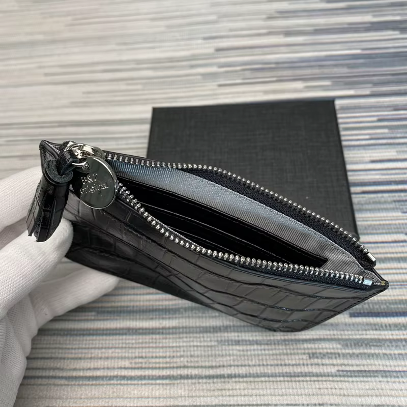 Porte-monnaie en cuir véritable pour hommes et femmes