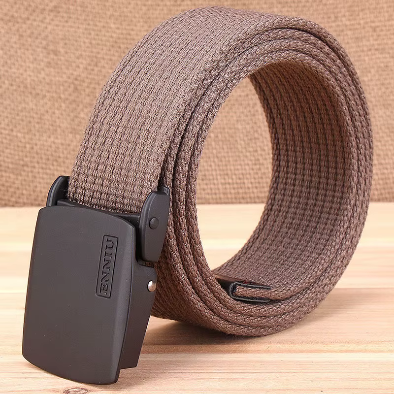 Ceinture en toile épaisse décontractée pour homme, style coréen, tendance, pour pantalon cargo