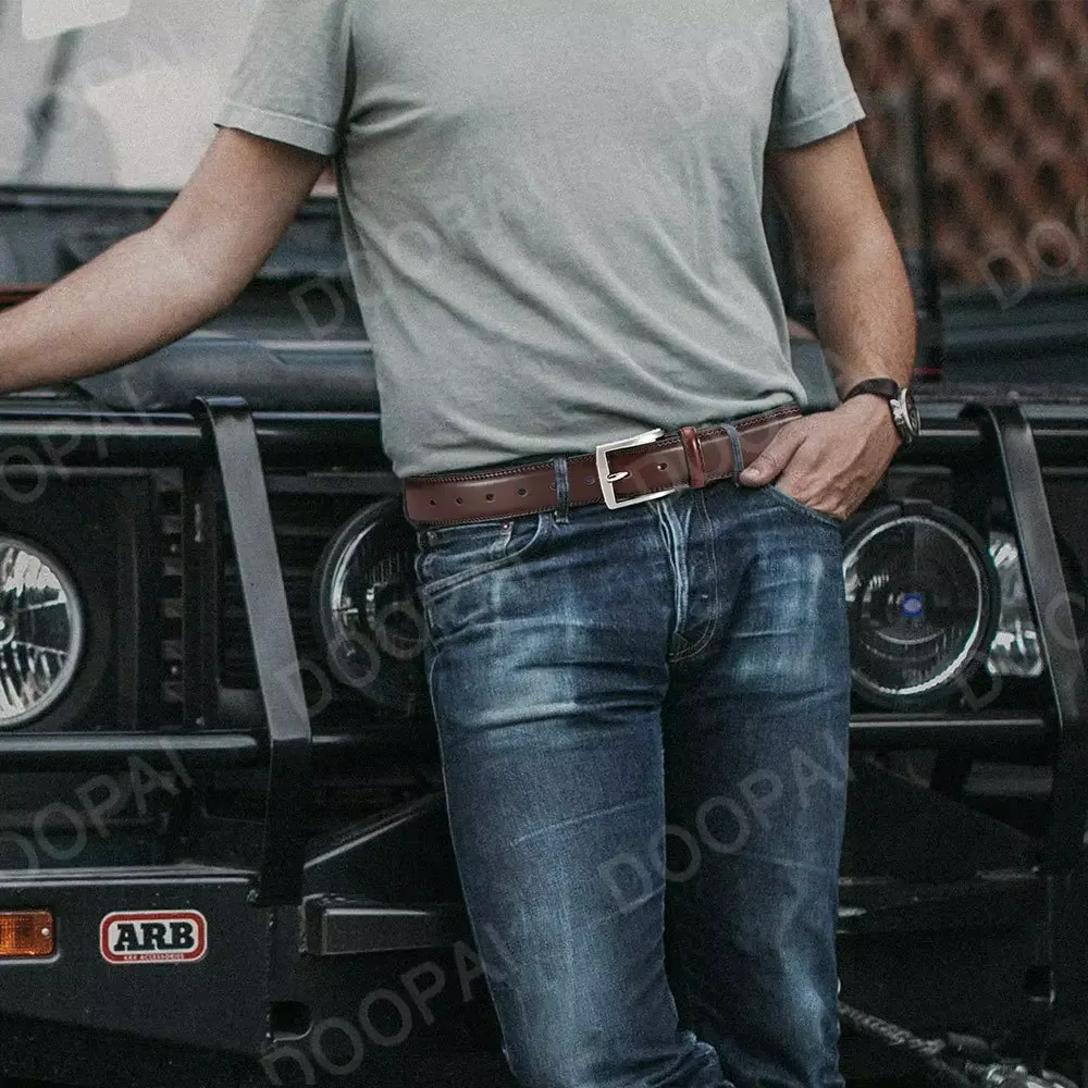 Hommes ceintures hommes Vintage ceinture décontractée noir boucle ardillon métal automatique boucle sangle mâle grande taille 105 115 125 135 145 155cm