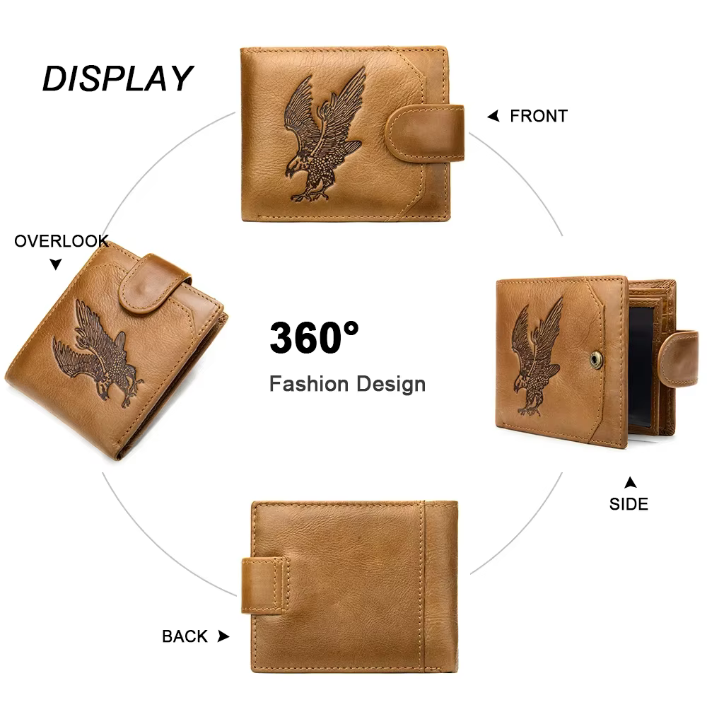 Luufan cuir hommes portefeuille