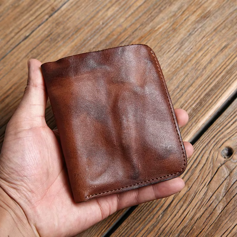 Portefeuille haut de gamme de style denim vintage