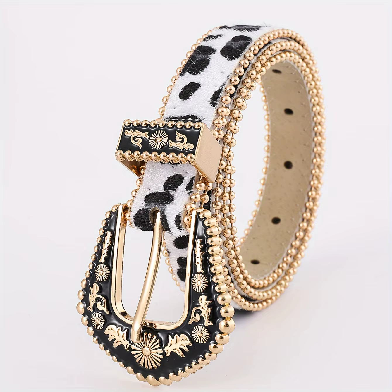 1 ceinture en PU pour hommes et femmes