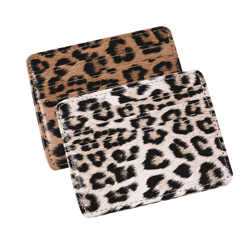 Portefeuille en cuir PU pour femmes