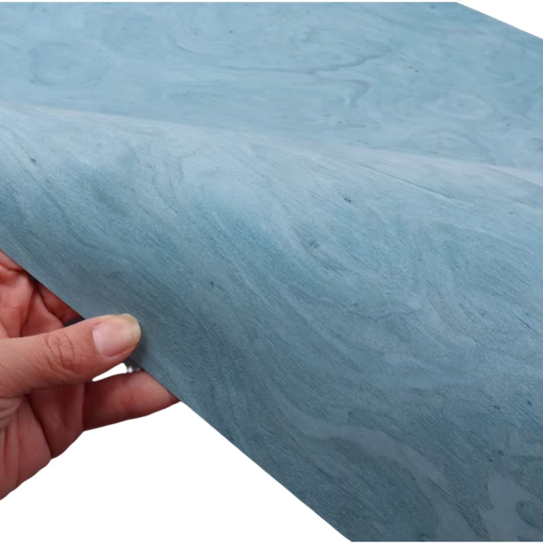 Longueur: 2.5m largeur: 580mm T:0.5mm série bois bleu technologie placage de bois porte Instrument mural décoration de planche à roulettes aimé par les bricoleurs