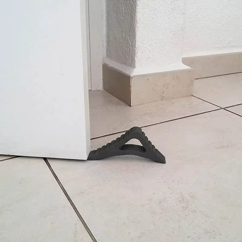 Butoir de porte en caoutchouc réutilisable, amortisseur de chocs, cale de porte, butoir de poignée de porte, butoir anti-collision pour maison et bureau