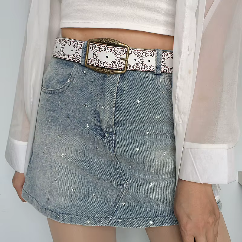 Ceinture occidentale Vintage pour femmes