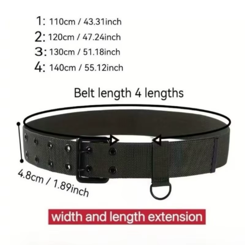 Ceinture en nylon extra-longue