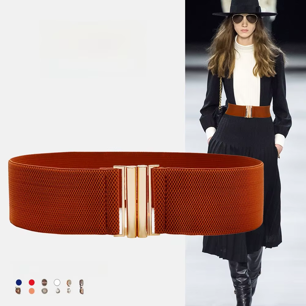 Ceinture large élastique pour femmes