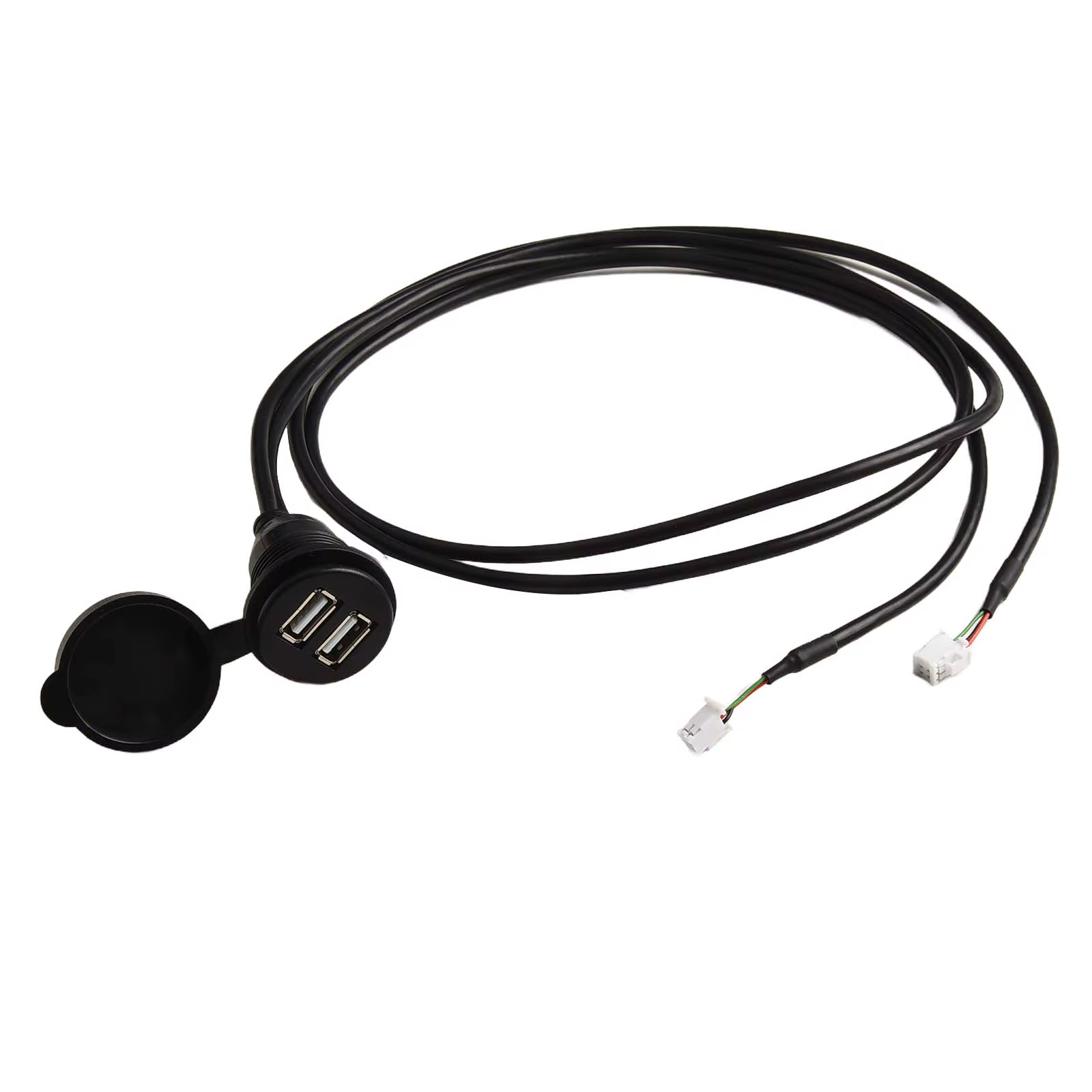 Lecteur multimédia d'autoradio, prise USB pour tableau de bord de voiture, pour la plupart des voitures, montage sur tableau de bord à 4/6 broches, Interface de panneau à double Port USB