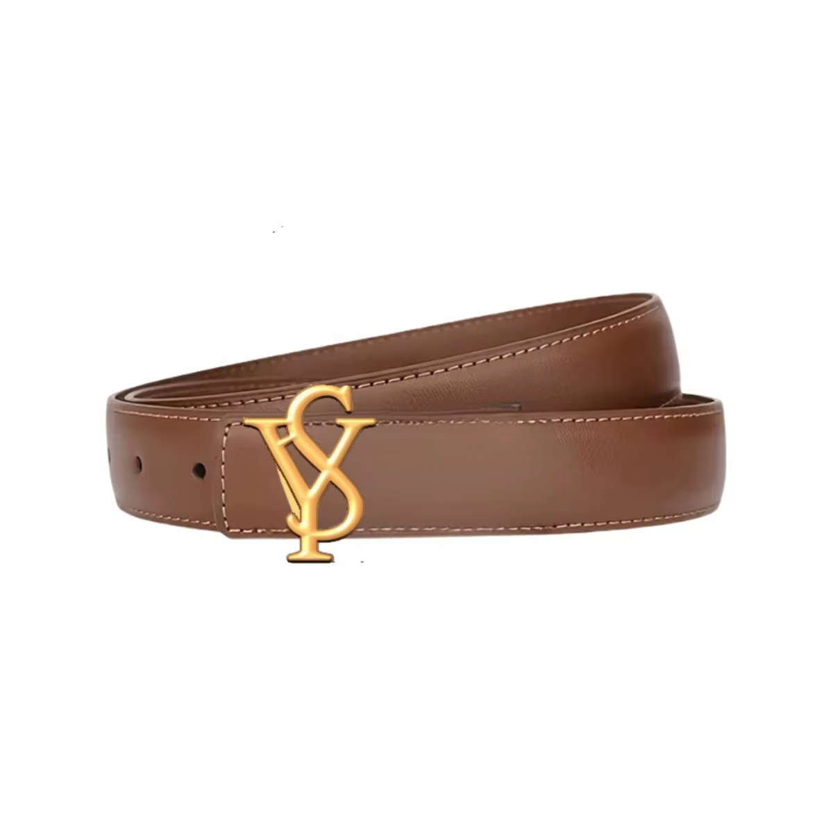 Ceinture élégante pour femme avec lettres dorées