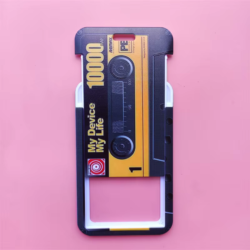 Porte-cartes à bande rétro