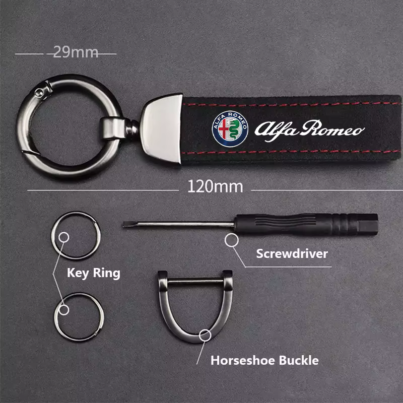Porte-clés de voiture de luxe pour hommes et femmes
