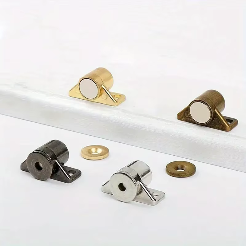 Bouchon magnétique pour la maison, loquet de porte pour meubles, armoire magnétique, effet fort, accessoires en néodyme Super puissants, adhésif pour portes