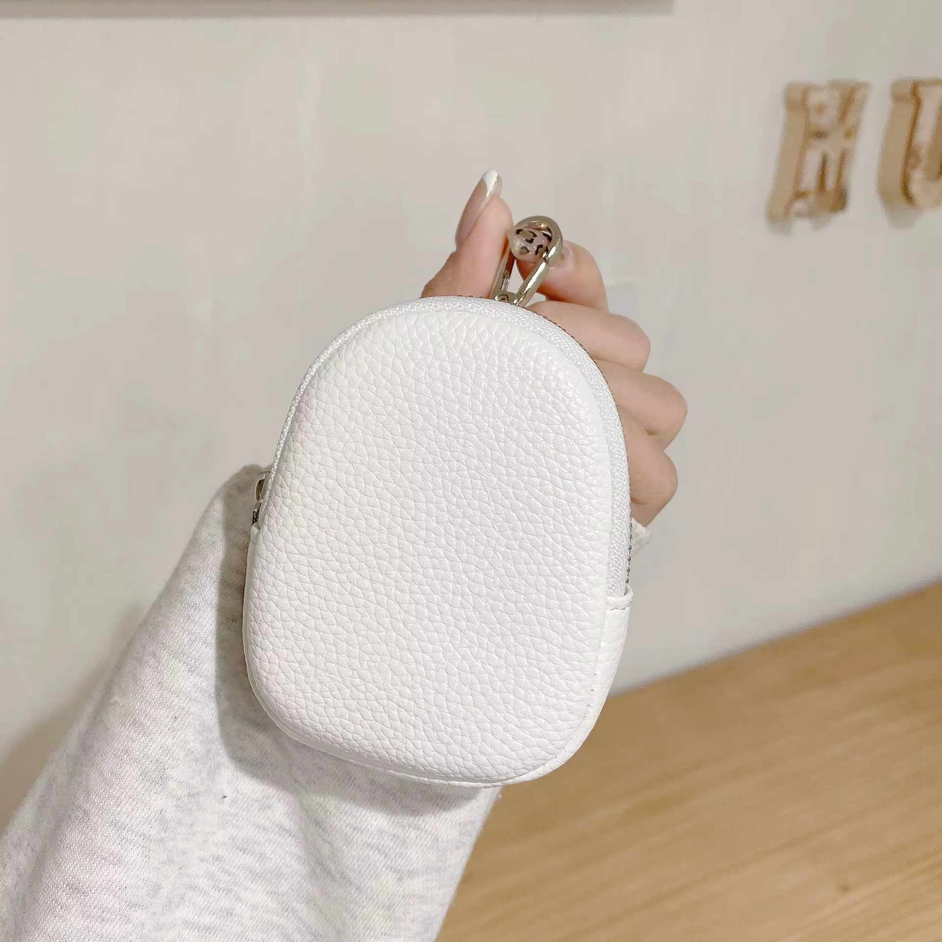 Mini porte-monnaie en cuir PU pour femmes