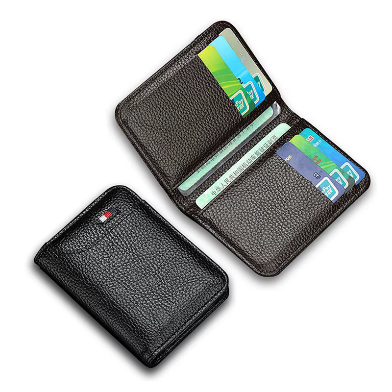 Porte-cartes de luxe en cuir pour hommes et femmes