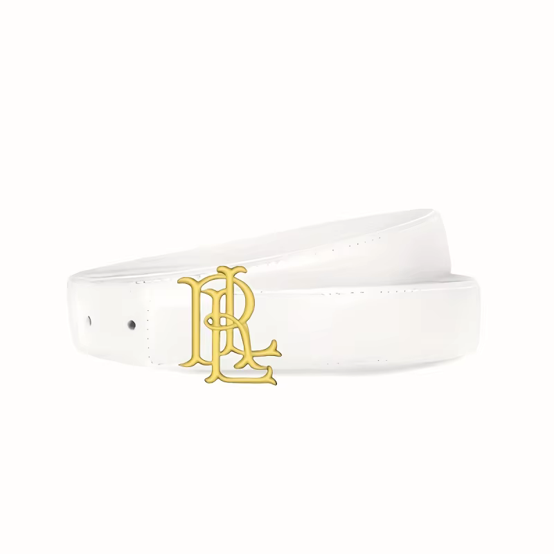 Ceinture élégante avec lettres dorées pour femme – Une luxueuse