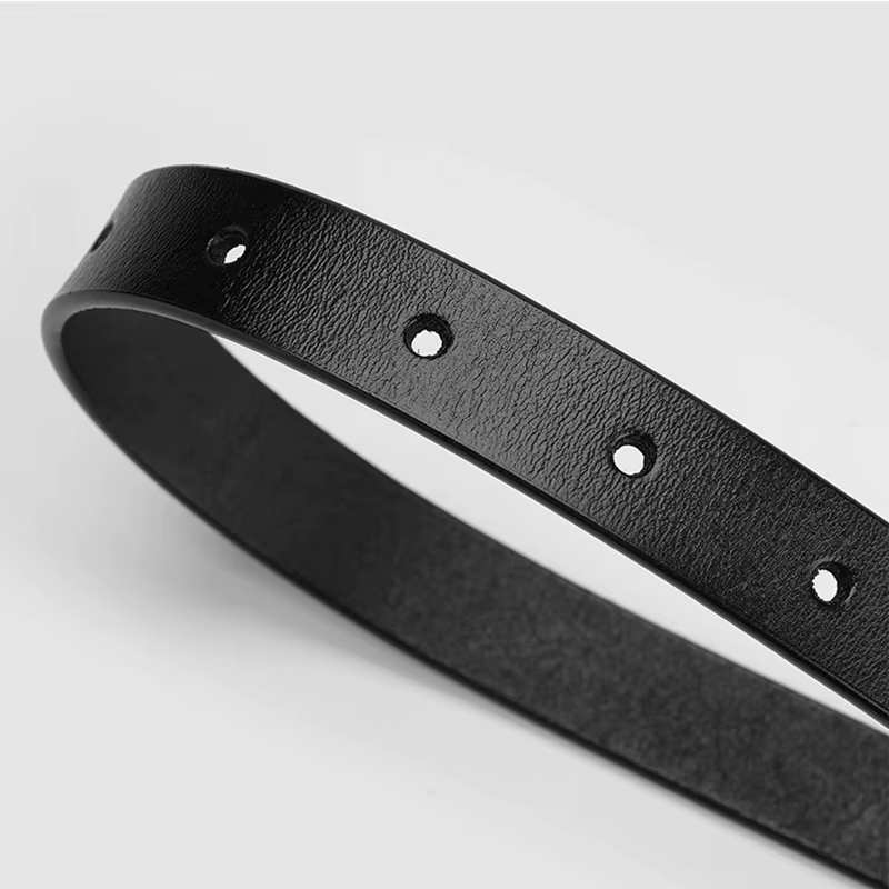 Ceinture en cuir véritable pour femmes