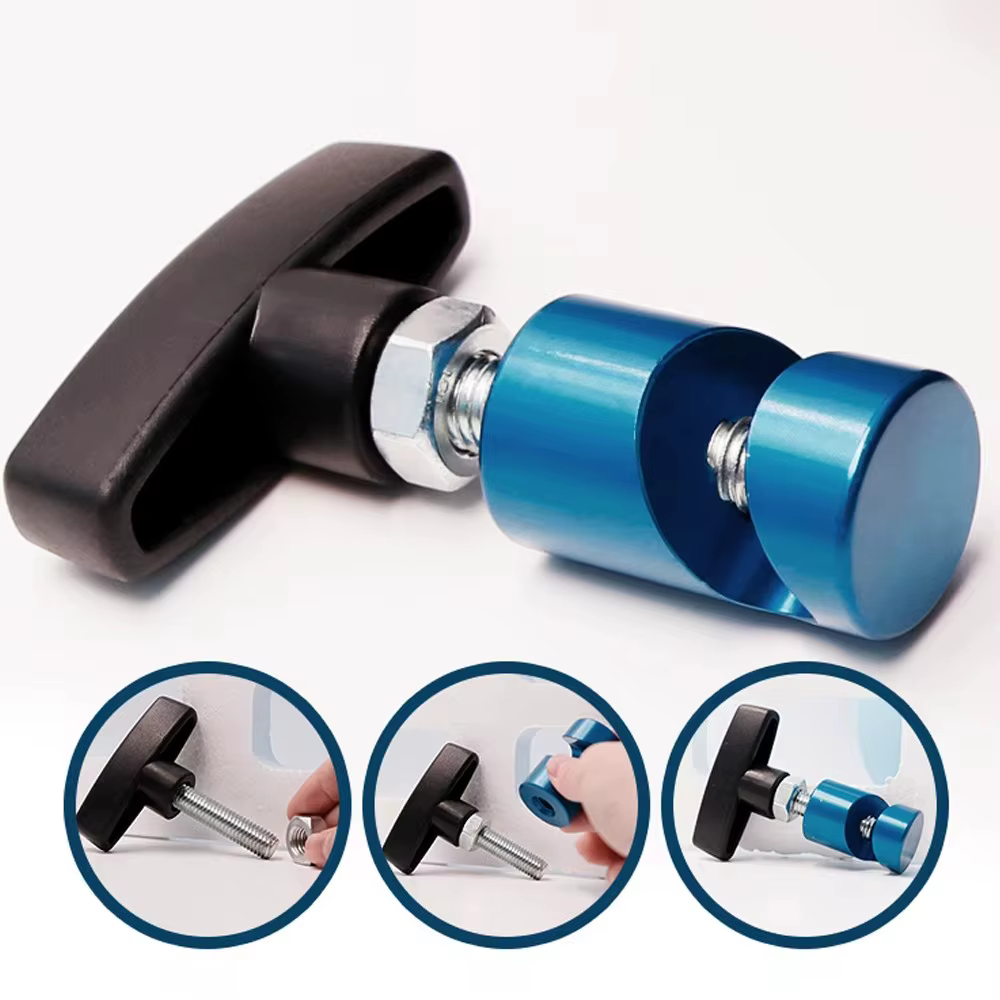 Support de capot de voiture en aluminium, pression d'air de coffre, couvercle de moteur antidérapant, tige de Support de levage, pince de fixation, outil de voiture