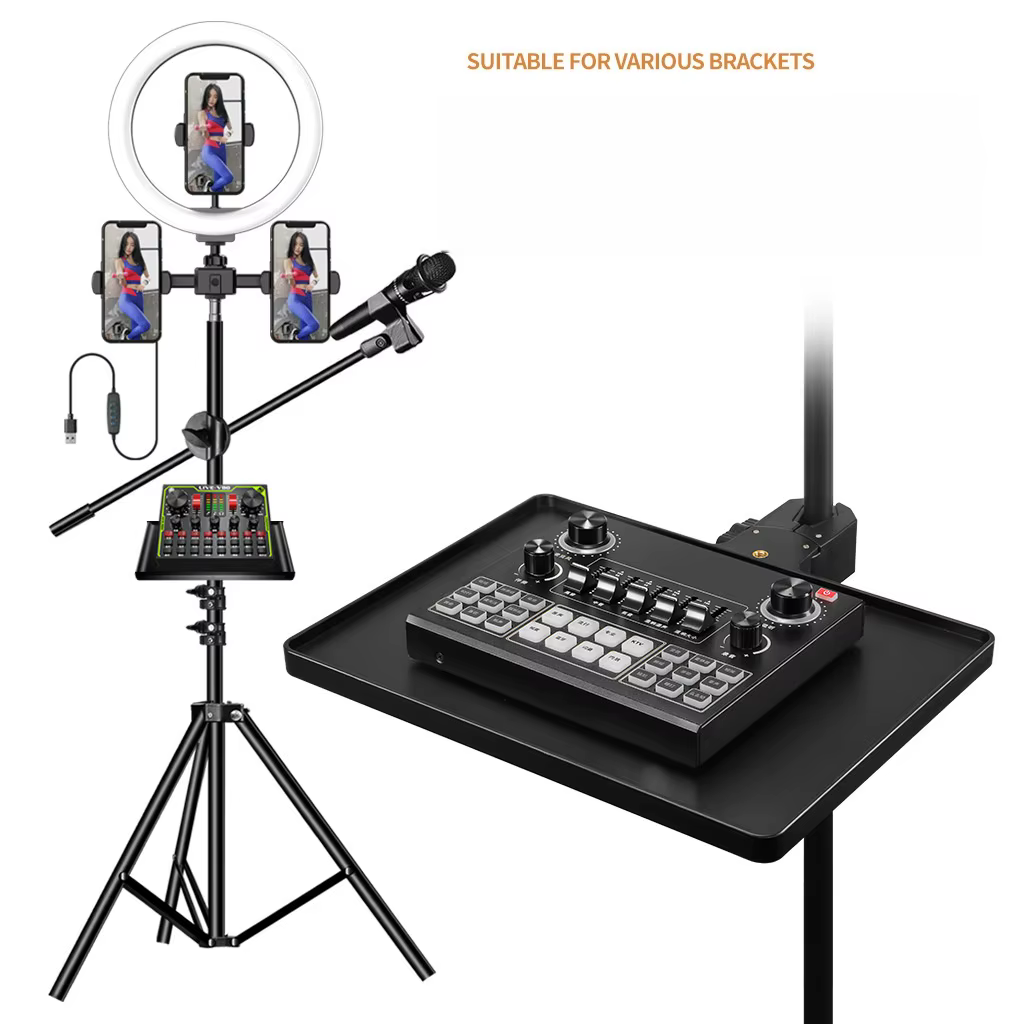 Support de plateau de cils, support de plateau d'extension de cils, support de téléphone, support de Streaming en direct, Microphone, plateau de carte son, étagère en plastique