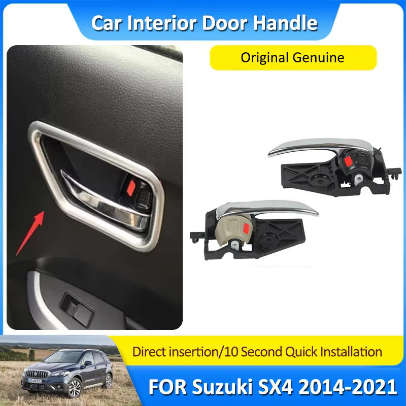Poignée de porte droite intérieure de voiture d'origine, intérieur, avant, arrière, magasins, Suzuki SX4, S-Cross Crossover, JY MK2, 2014 ~ 2021, 2020, 2019