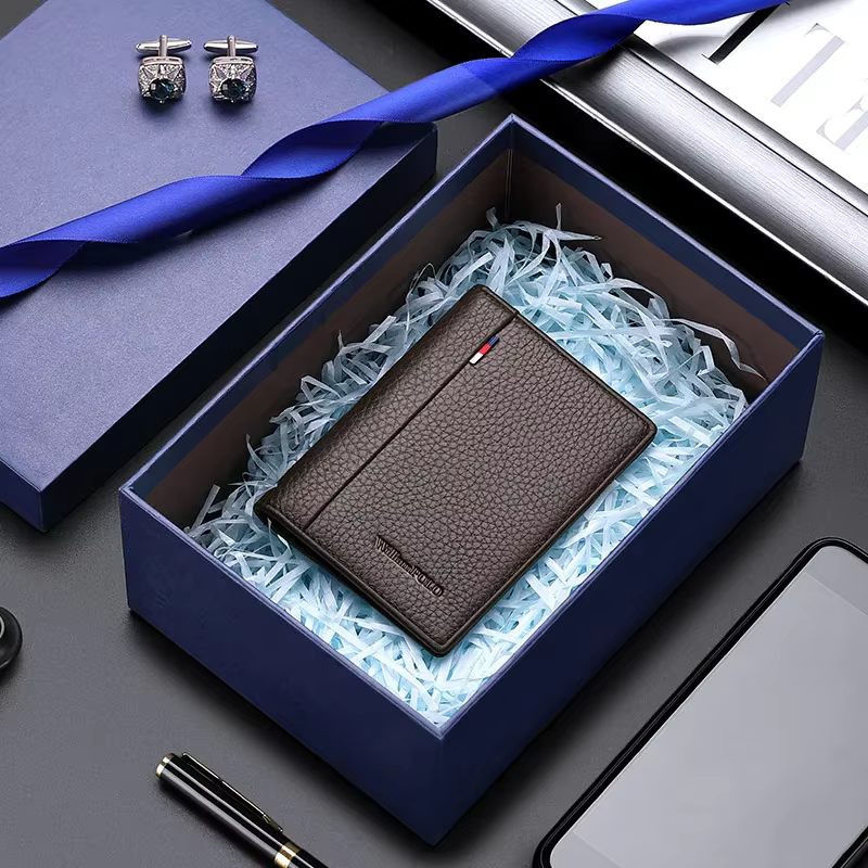 Marque de luxe Mini Ultra-mince petit portefeuille hommes court en cuir petit porte-carte portefeuille jeunesse en cuir véritable porte-monnaie WILIAMPOLO