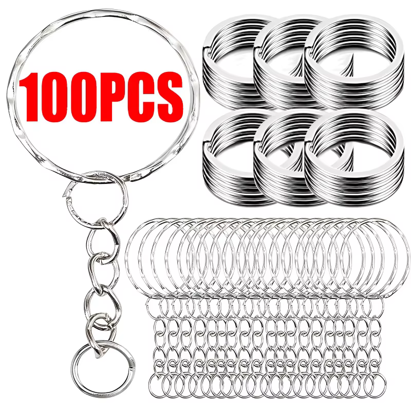 Ensemble de combinaison de porte-clés en métal