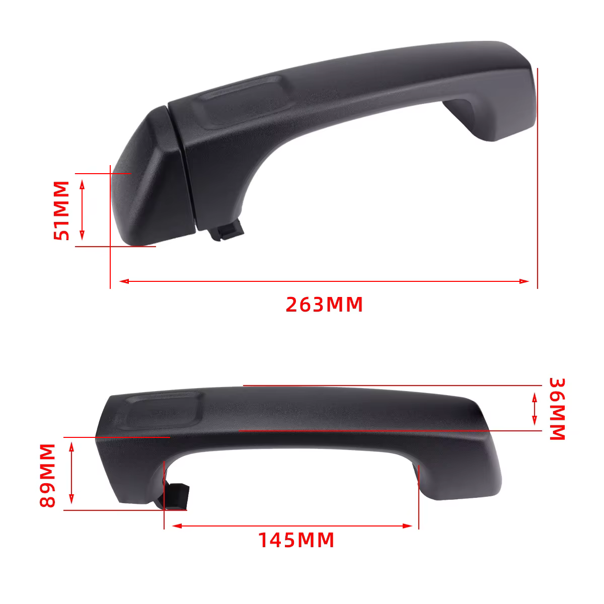 Lot de 5 poignées de porte noires pour Hummer H3 H3T 2006 – 2010, bouton de porte extérieure avant et arrière 15296933 15794314 25957909 25957911 83403