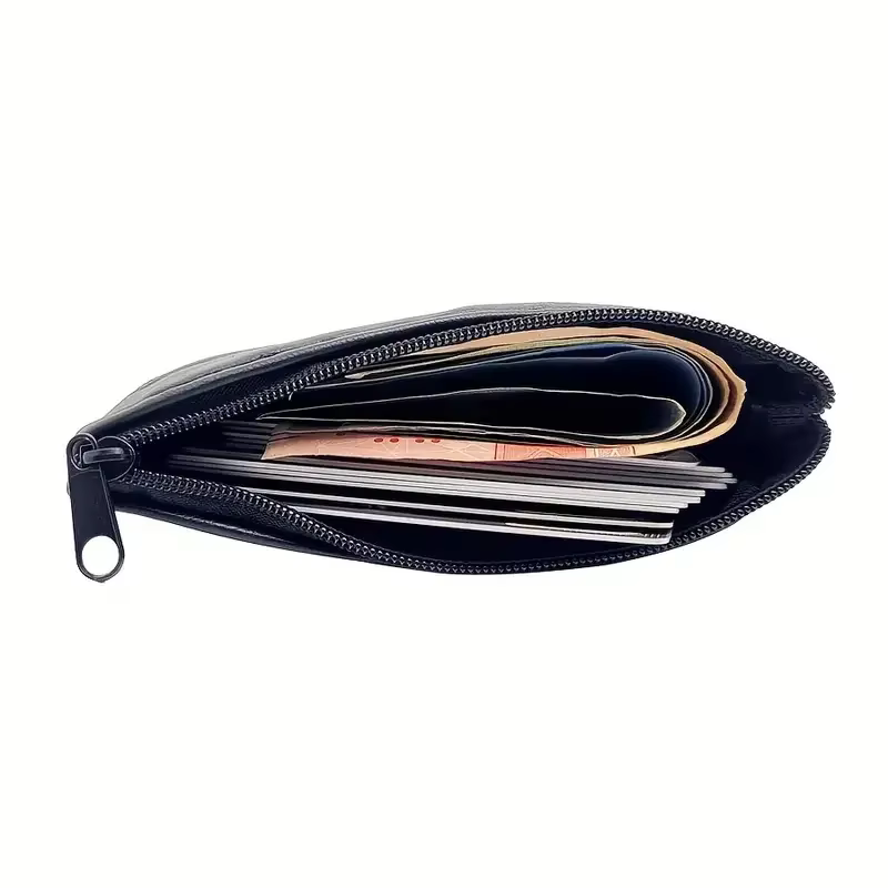 Porte-monnaie hommes petit sac portefeuille changement sacs à main fermeture éclair