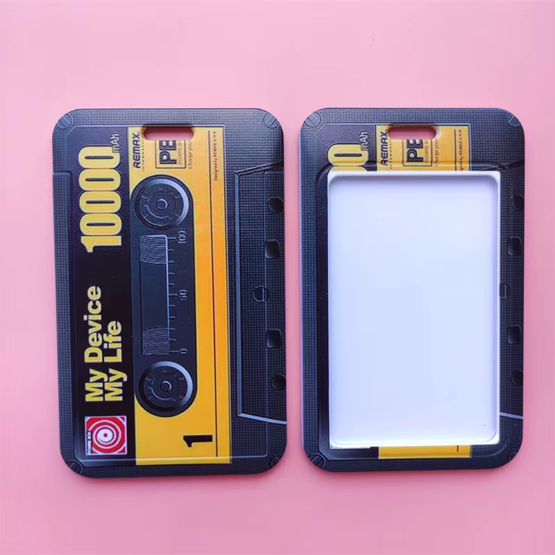 Porte-cartes à bande rétro