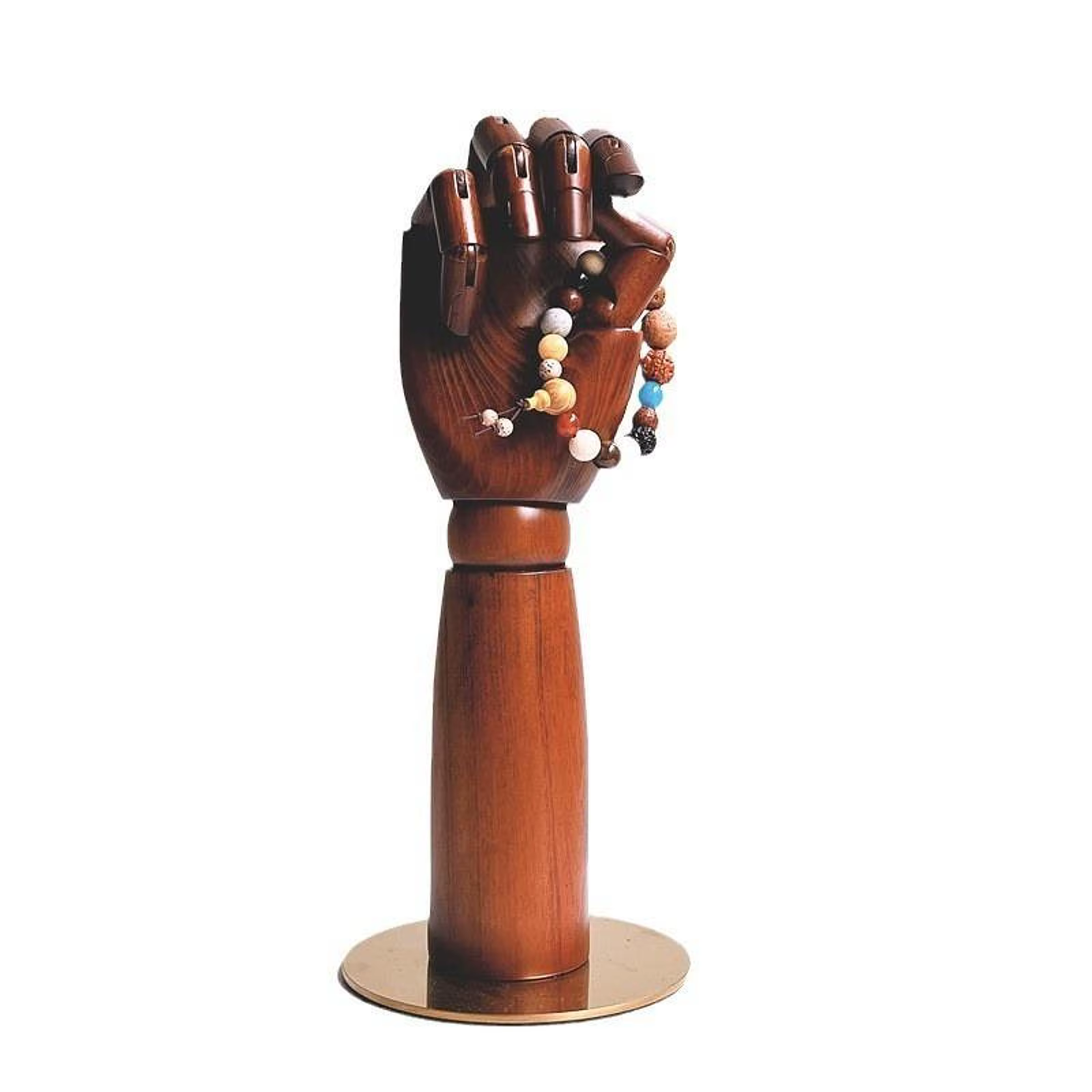 Présentoir à bijoux en forme de main avec doigts articulés, modèle de main en bois, mannequin pour gants, colliers, bagues, bracelets, chaînes de cheville