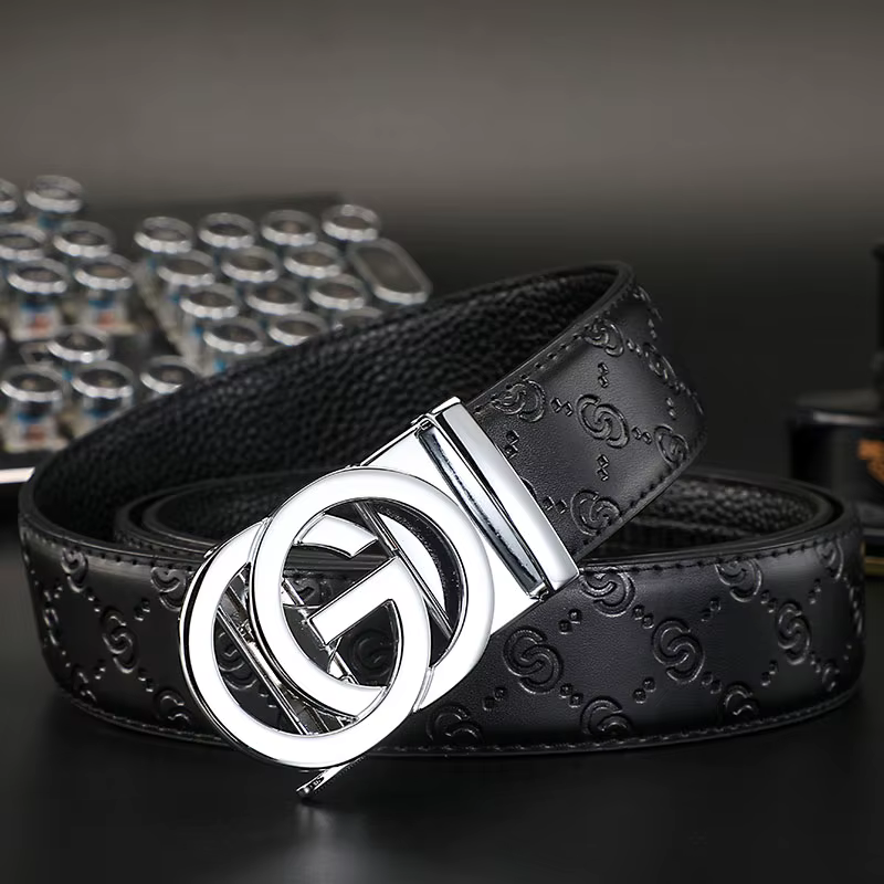 Nouveau mince 34mm hommes d'affaires ceinture formelle en cuir mâle