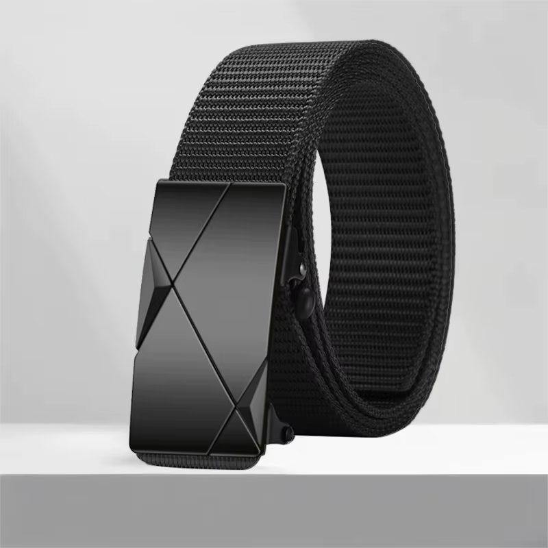Ceinture de pantalon décontractée pour hommes, tendance et polyvalente, en toile, adaptée aux sports d'aventure en plein air