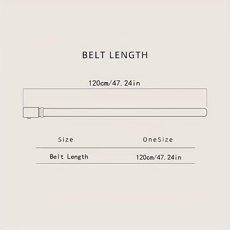 Ceinture élégante en cuir PU pour hommes – Ceintures à la mode pour la vie quotidienne