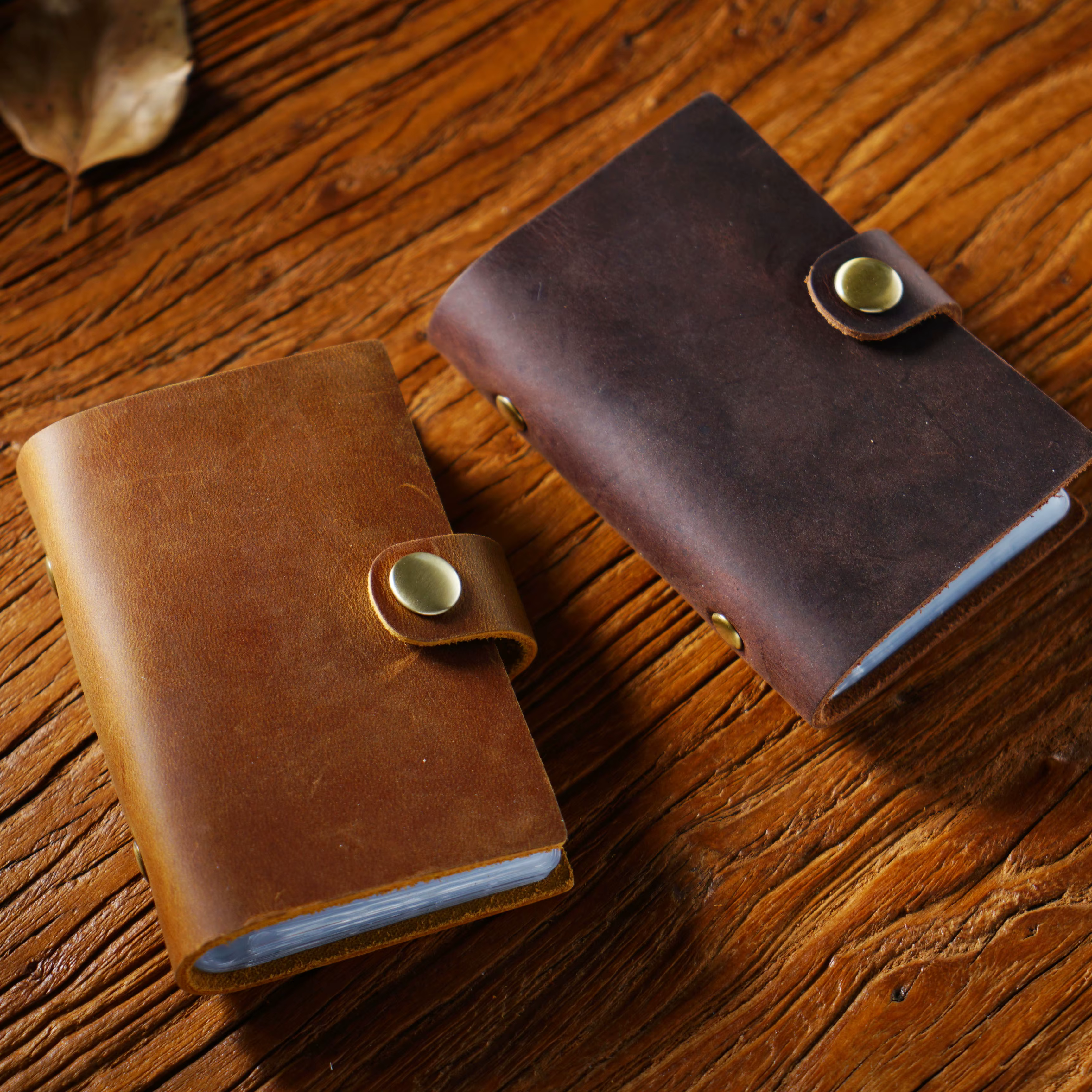 Aiguo Niu Portefeuille porte-cartes multi-cartes en cuir de qualité supérieure fait à la main pour femme