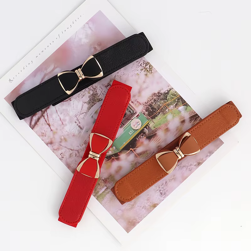 Ceinture à nœud 3D minimaliste de style français
