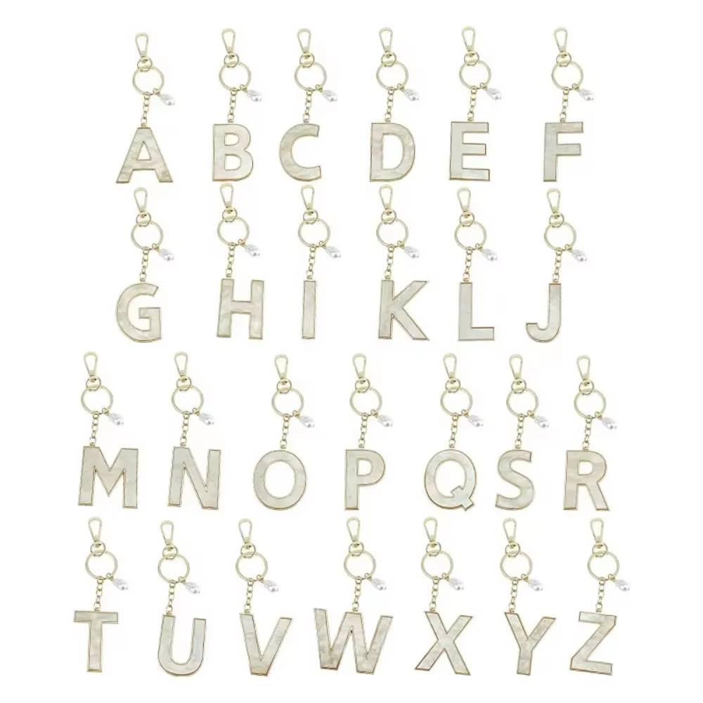 Porte-clés Décoratif A-Z avec Initiales