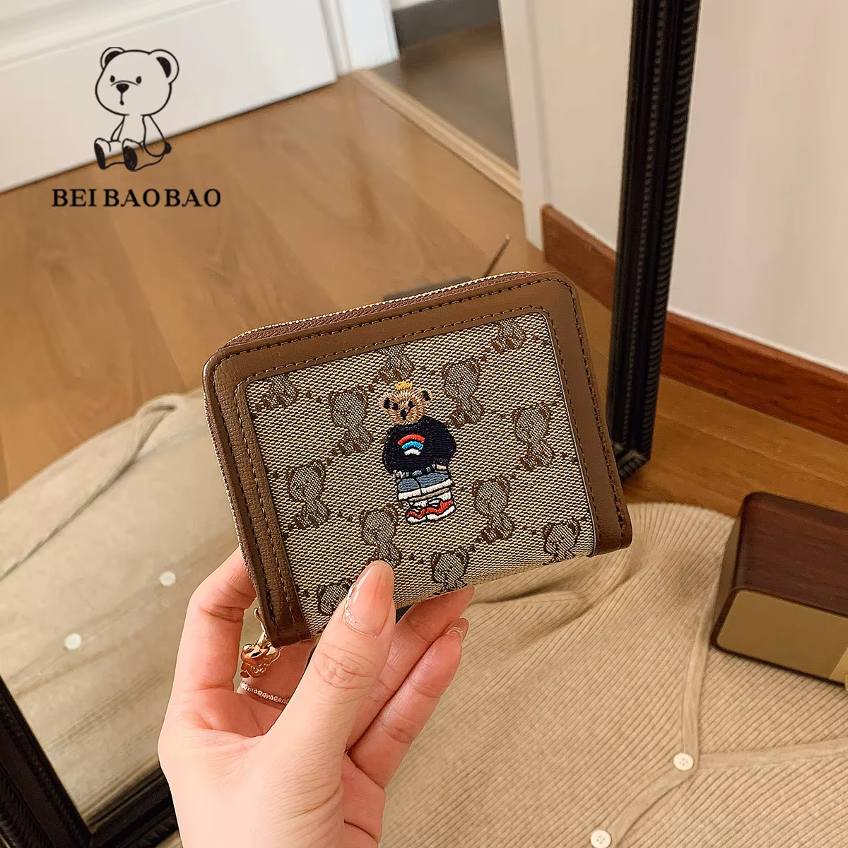 Beibaobao 2025 nouveau Mini mignon zéro portefeuille dessin animé mode femmes