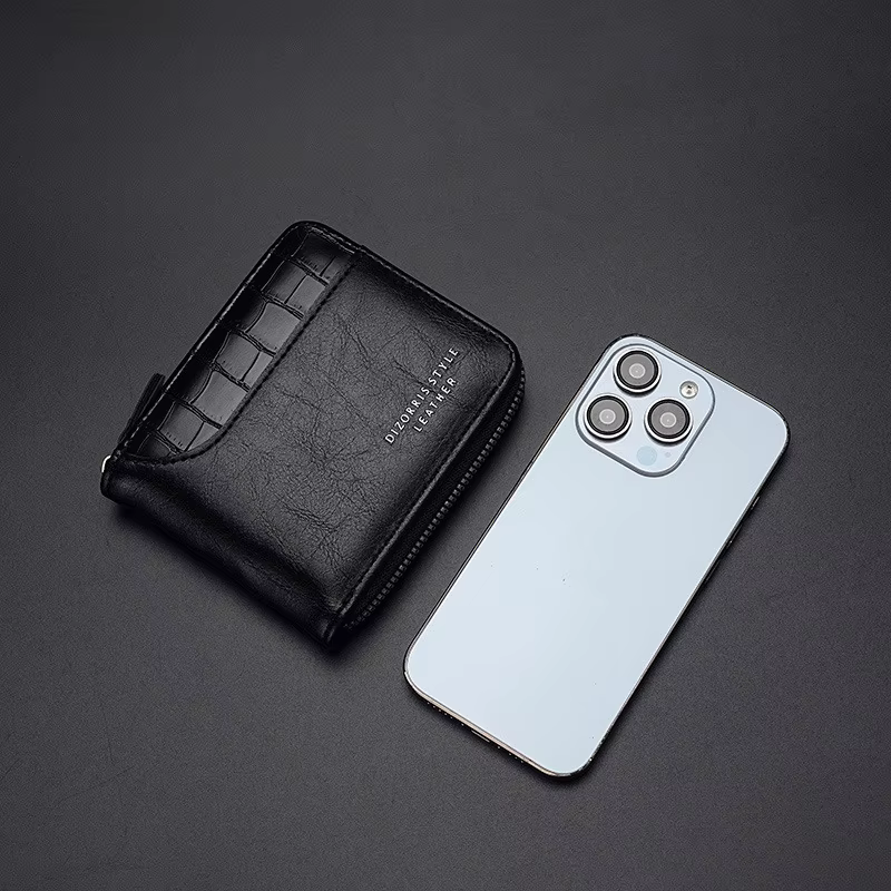 Portefeuille en cuir pour hommes