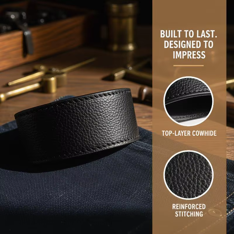 Lot de 5 boucles de ceinture pour hommes, accessoires en métal robustes pour ceintures décontractées et habillées
