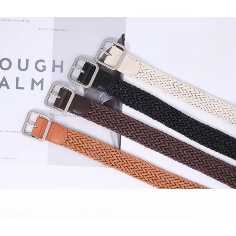 Ceinture en corde de chanvre tressée tendance pour femme, style coréen rétro, pour étudiantes - 1 pièce