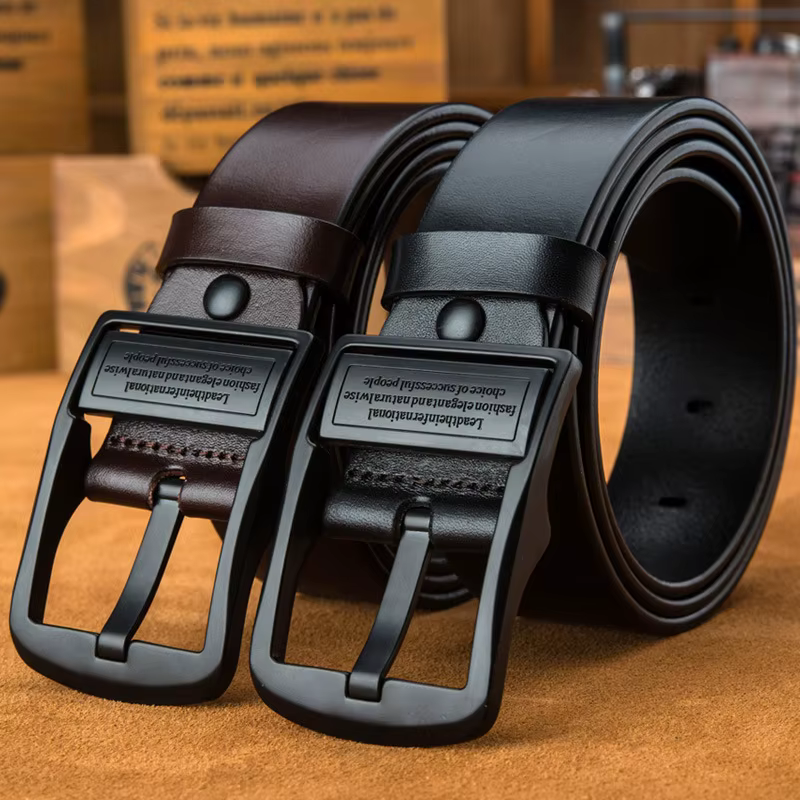 Nouvelle ceinture en cuir pour homme