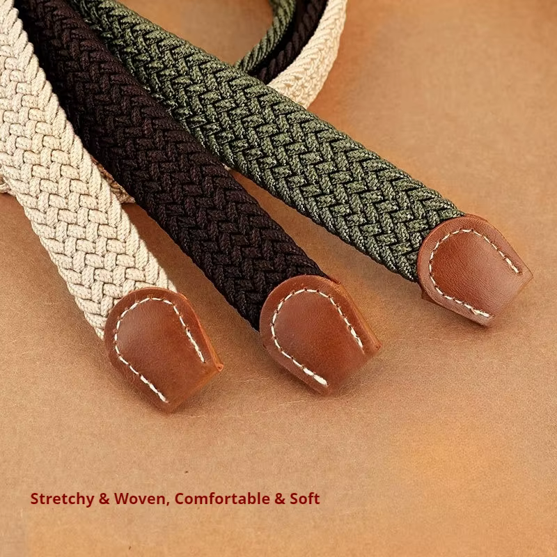 Ceinture élastique et tissée pour femme