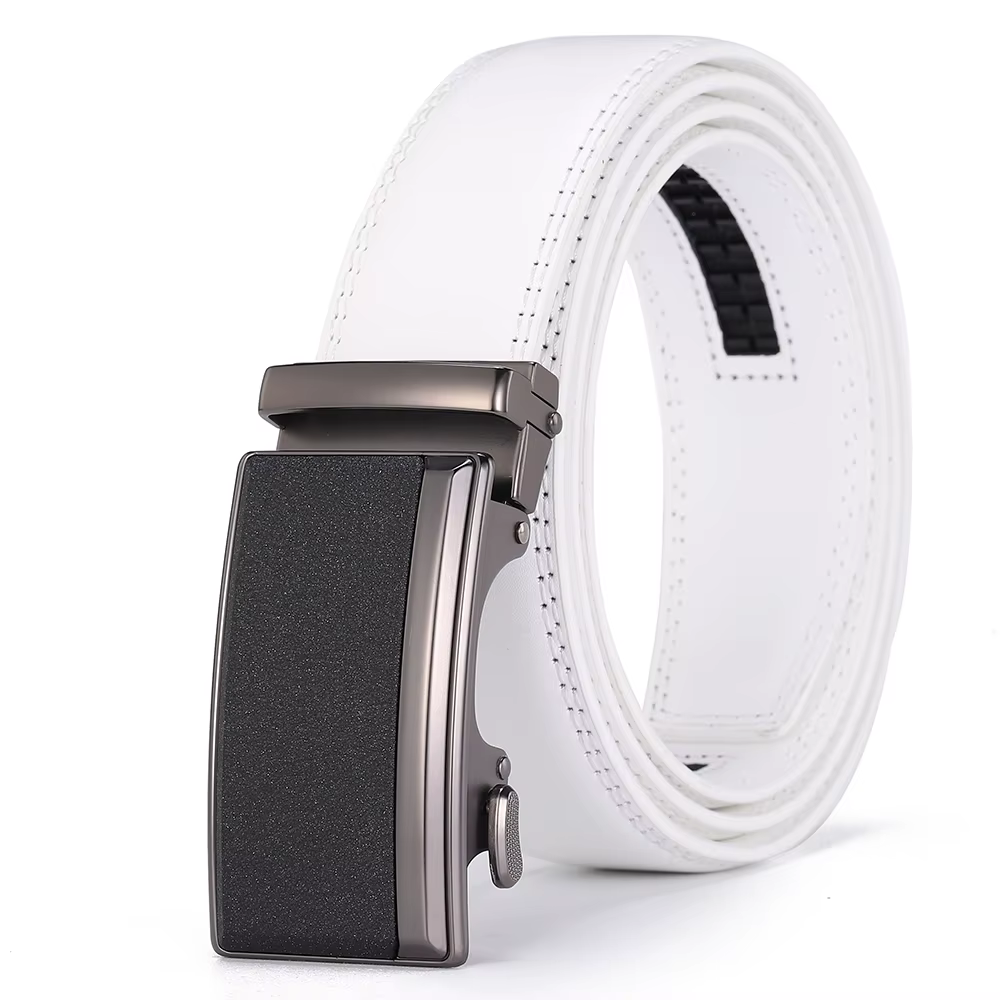 Ceinture de Golf blanche de luxe pour hommes