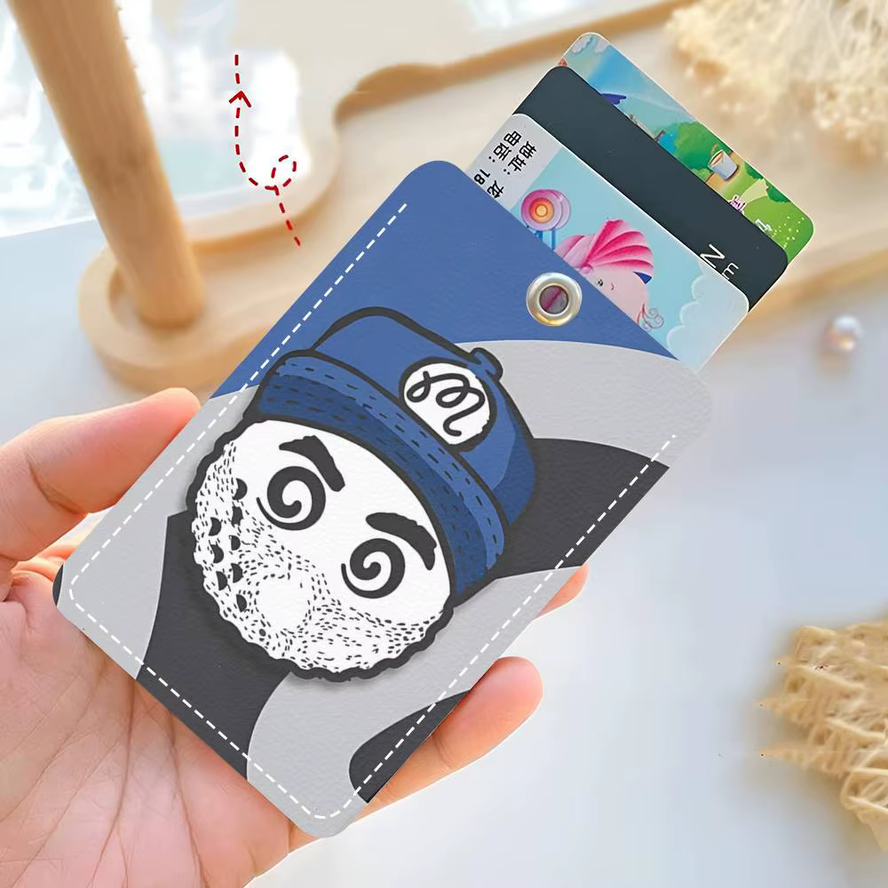 L-Leisure M-Malbones Porte-cartes en cuir PU imprimé de qualité