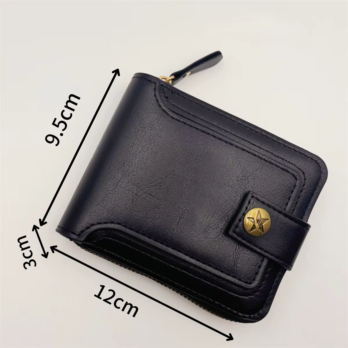 Portefeuille Vintage en cuir PU pour hommes