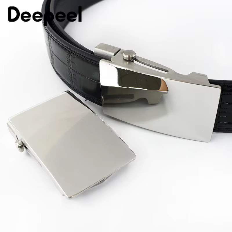 Boucle de ceinture pour hommes, 36/39mm, boucles en acier inoxydable, tête automatique pour ceintures 35/38mm, bricolage, accessoires artisanaux en cuir
