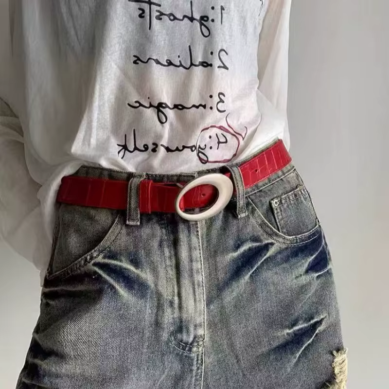 Ceinture rétro américaine Y2K pour femmes