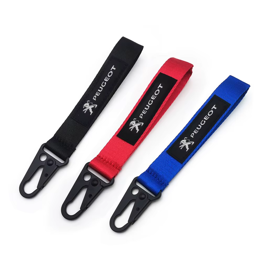 Porte-clés emblème de voiture pour Peugeot 206 307 308 3008 207 208 407 408 508 2008 5008