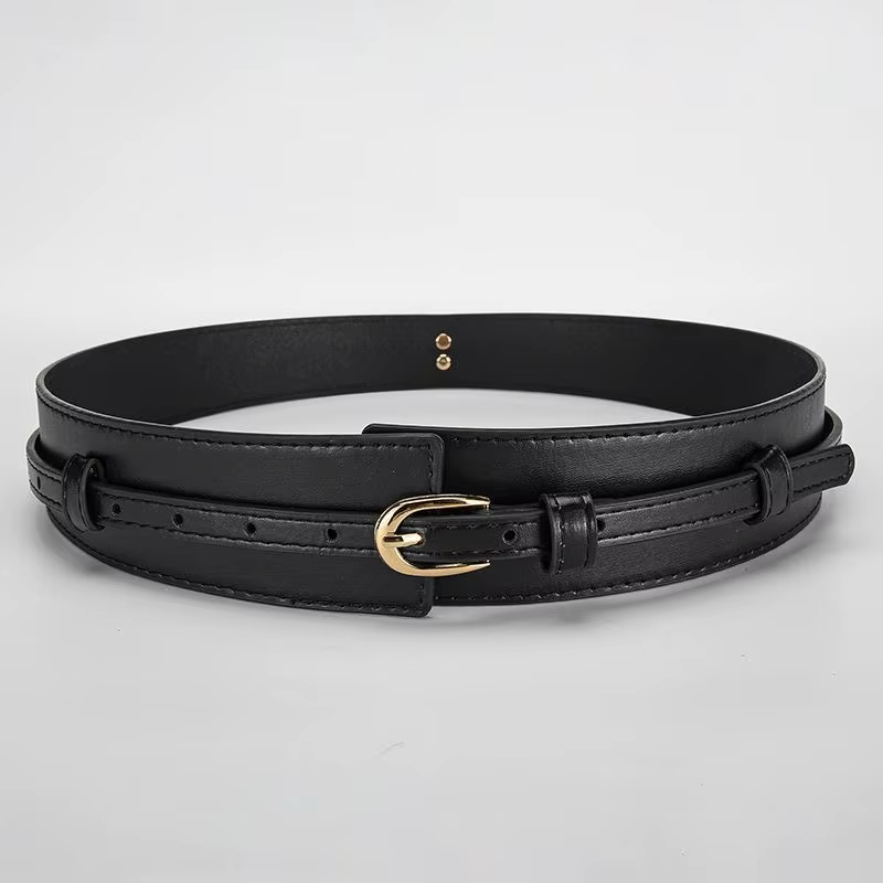 La ceinture de taille pour femme est une ceinture large pour pantalon