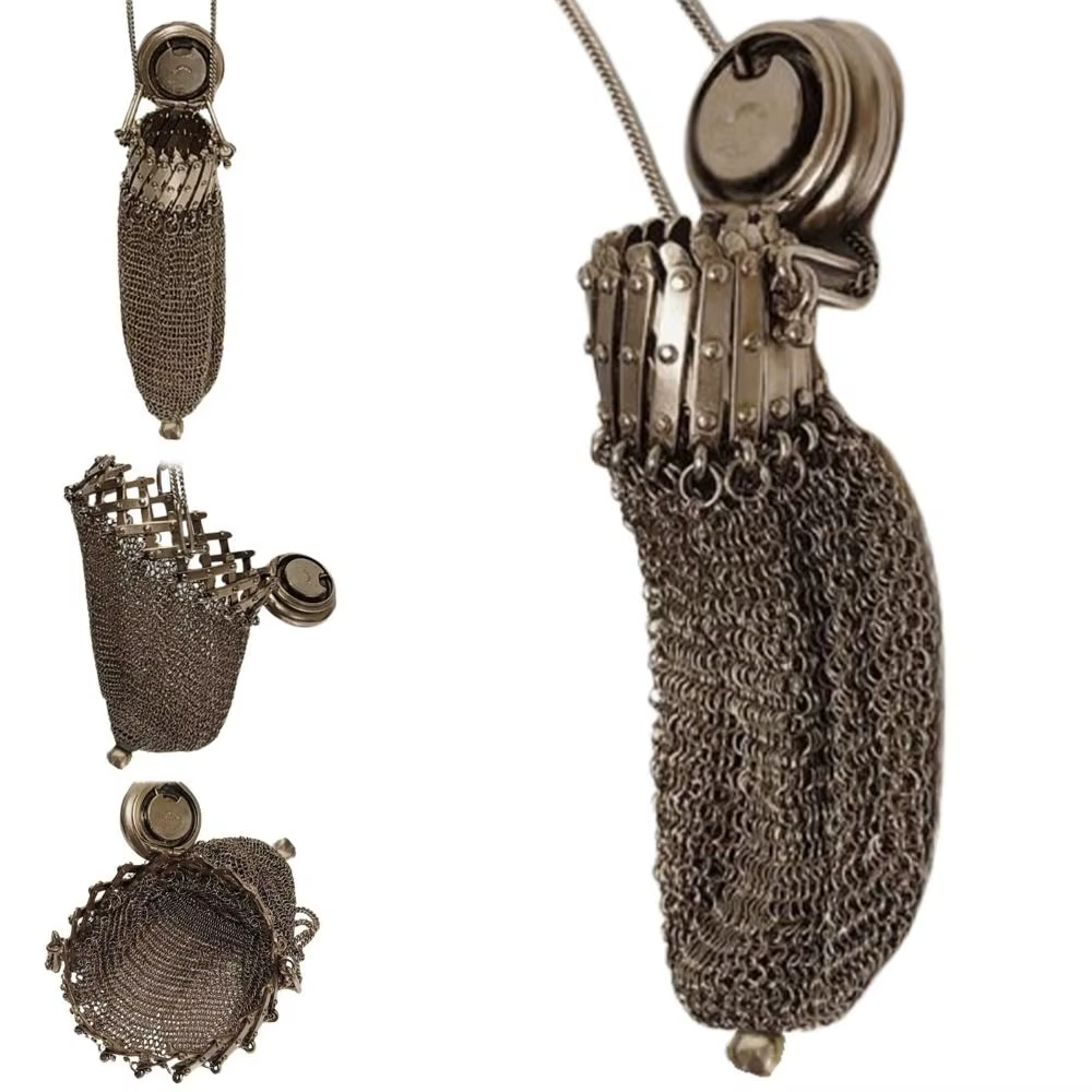 Nouveau porte-monnaie anglais victorien des années 1920